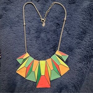 Zara Multicolor Geometric Necklace